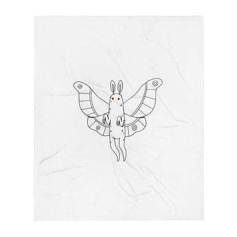 Mothman Throw Blanket